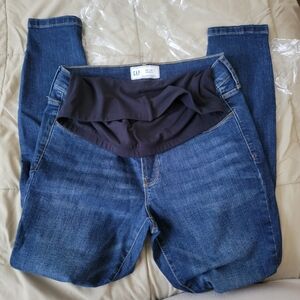 GAP Women's Dark Blue Maternity Jeggings